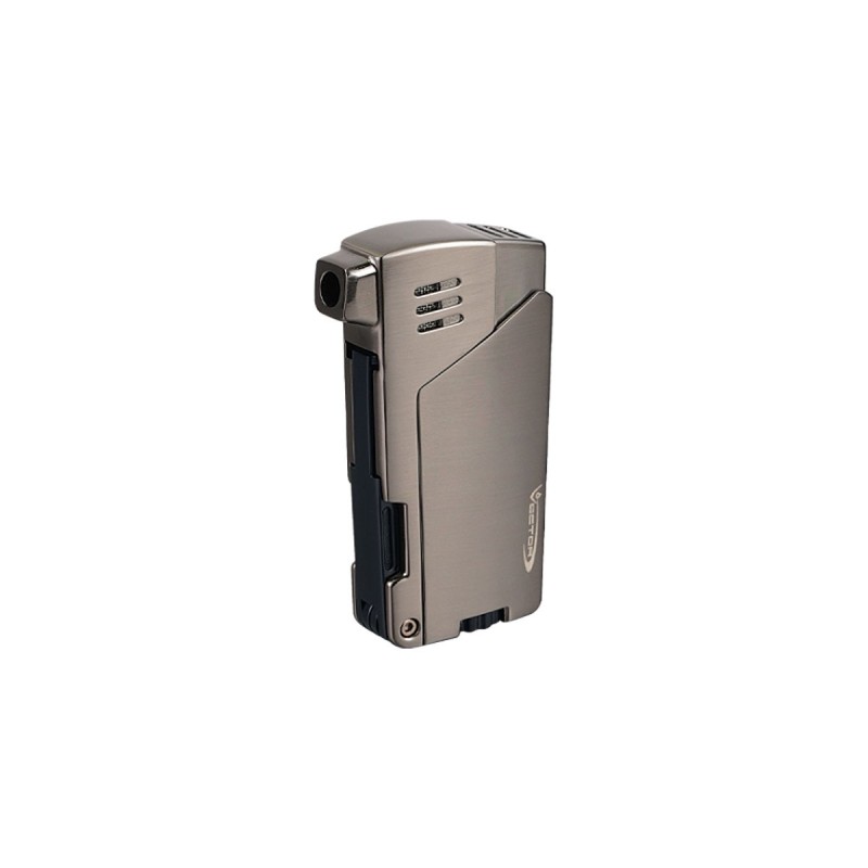 Accendino multiutensile per pipa Vector con fiamma inclinata Gladius 02 Gunmetal satin