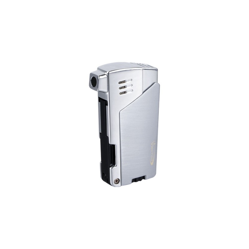 Accendino multiutensile per pipa Vector con fiamma inclinata Gladius 1C Chrome satin