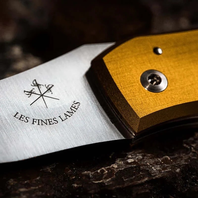 Tagliasigari Les Fines Lames Le Petit Anodized Yellow