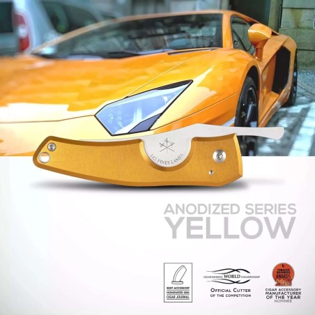 Tagliasigari Les Fines Lames Le Petit Anodized Yellow