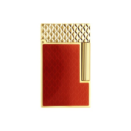 Accendino S.T. Dupont Ligne 2 Guillochè sotto lacca Dragon