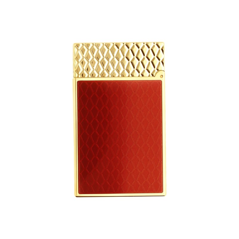 Accendino S.T. Dupont Ligne 2 Guillochè sotto lacca Dragon