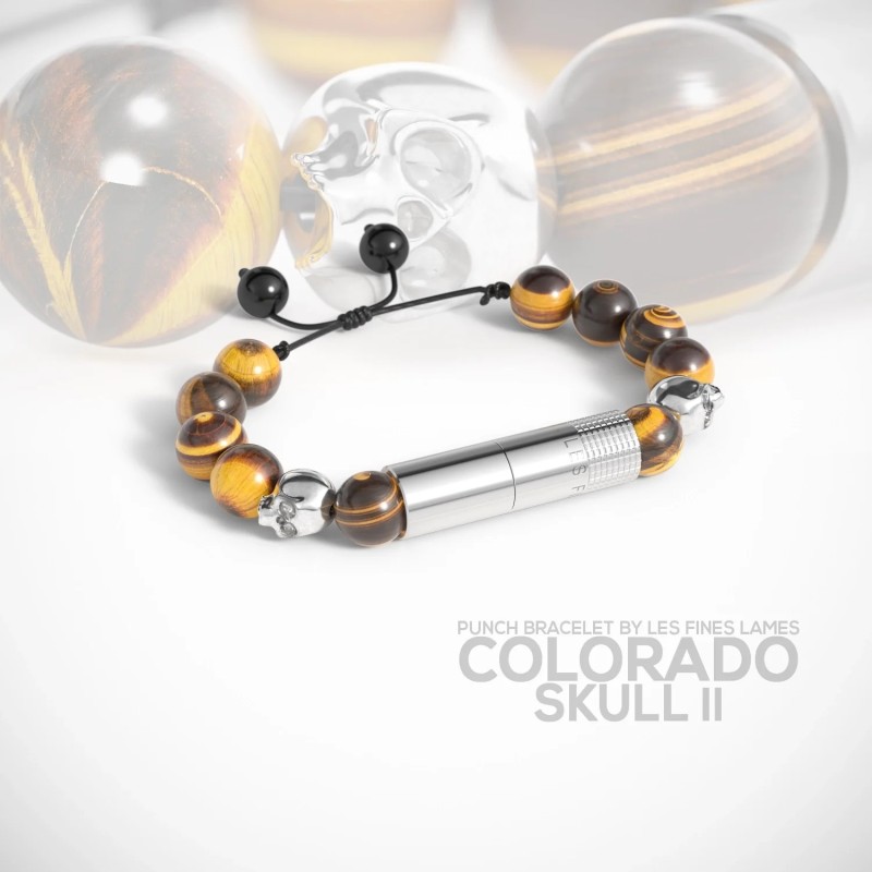 Forasigari a bracciale Les Fines Lames Colorado Skull II