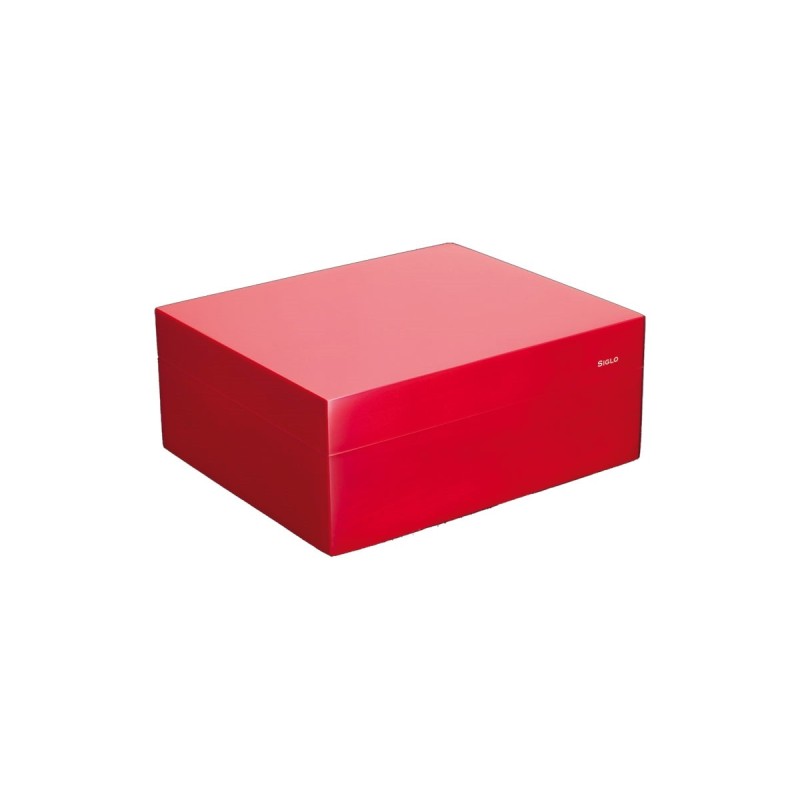 Humidor Siglo Vibrant Siren Red fino a 50 sigari