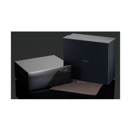 Humidor Siglo Vibrant Dark Grey fino a 50 sigari