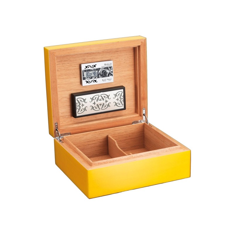 Humidor Siglo Vibrant Sunny Yellow fino a 50 sigari