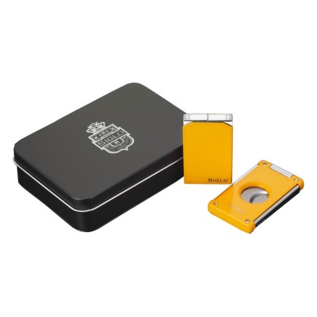 Set Accendini & Tagliasigari Siglo Vibrant Yellow