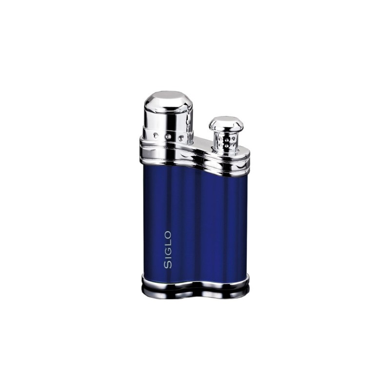 Accendino per sigaro Siglo Bean Shaped Lighter Metallic DarK Blue