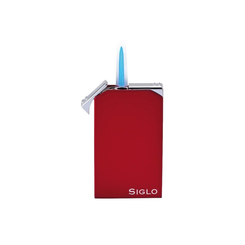 Accendino per sigaro a doppia fiamma Siglo Twin Flame Burgundy Red