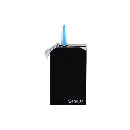 Accendino per sigaro a doppia fiamma Siglo Twin Flame Black