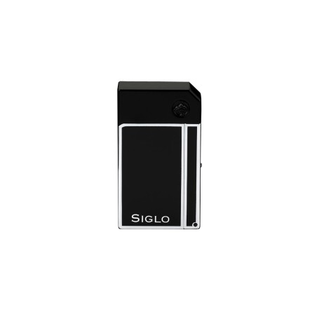 Accendino per sigaro cromato ad alta quota Siglo Obsidian Black