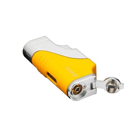 Accendino per sigaro a tripla fiamma Siglo Yellow