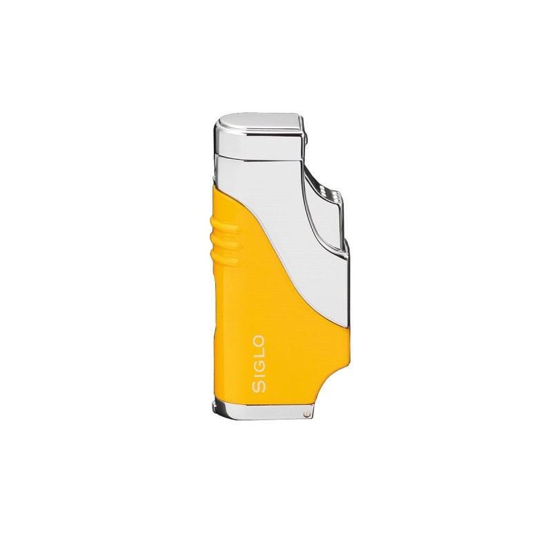 Accendino per sigaro a tripla fiamma Siglo Yellow