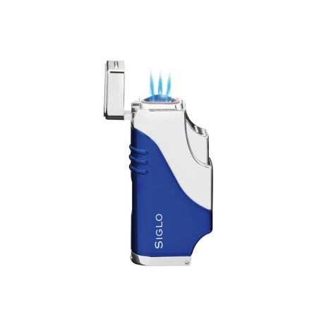 Accendino per sigaro a tripla fiamma Siglo Blue