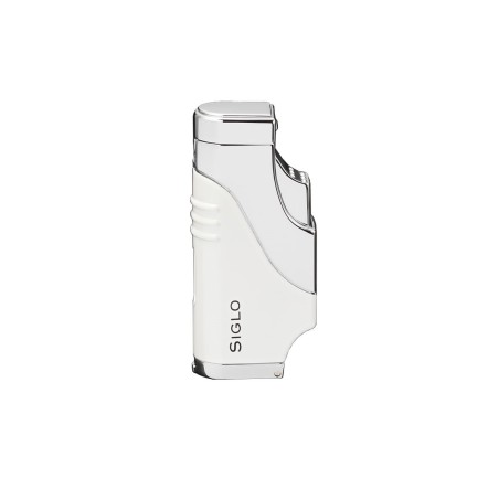 Accendino per sigaro a tripla fiamma Siglo White