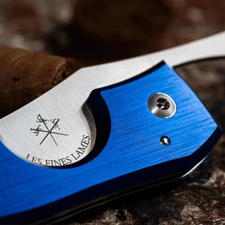 Tagliasigari Les Fines Lames Le Petit Anodized Blue