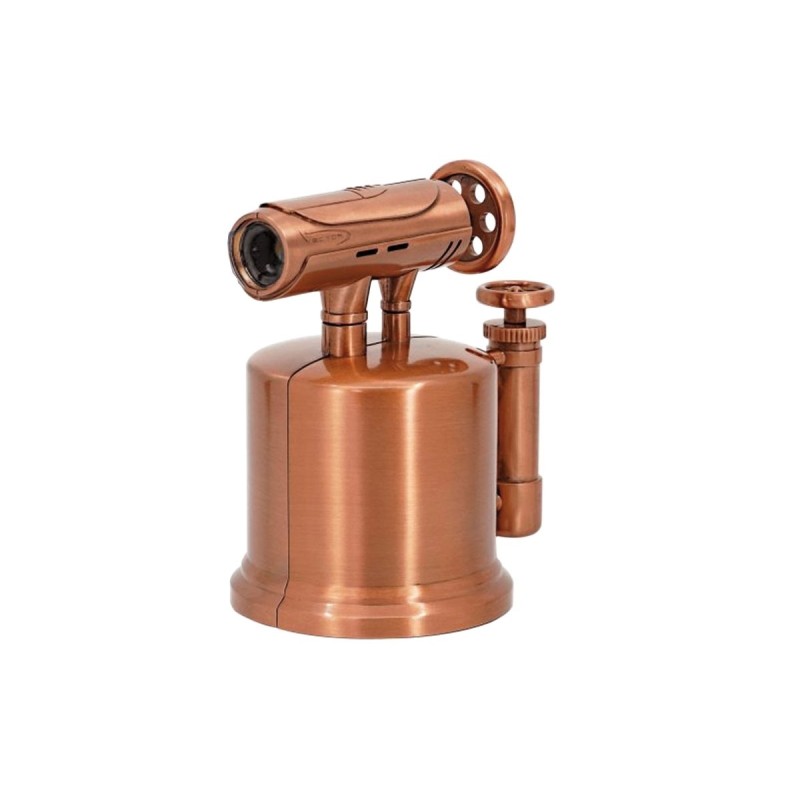 Accendino per sigaro da tavolo Vector a fiamma circolare SonicPump 03 Copper satin