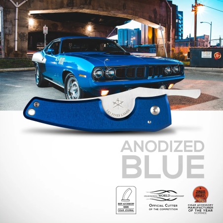 Tagliasigari Les Fines Lames Le Petit Anodized Blue